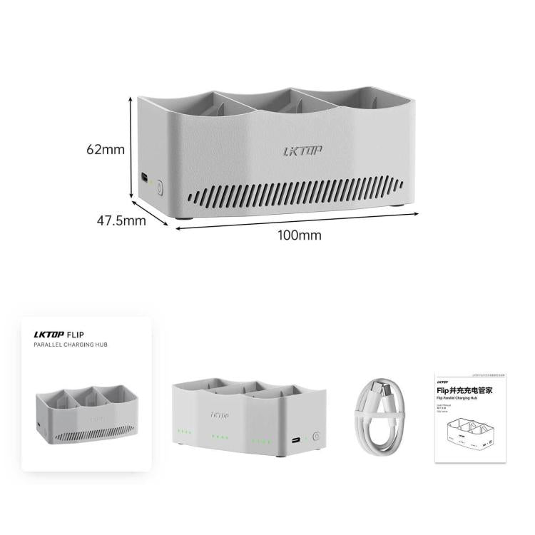 LKTOP FC326 65W 3-Channel Battery Charge Manager
