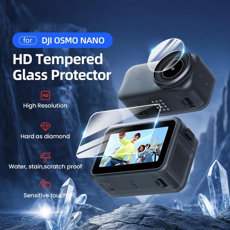 For DJI Osmo Nano aMagisn Tempered Glass Screen Protector Lens Film