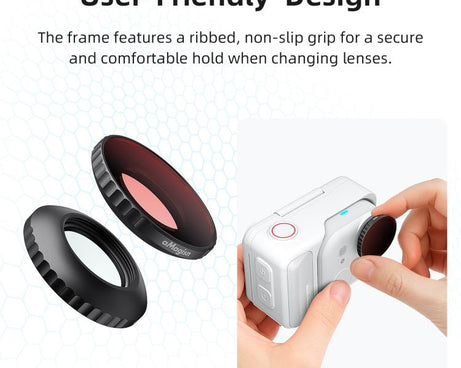For Insta360 GO Ultra aMagisn Waterproof Filter Aluminum Alloy Frame Anti-fog Lens, UV, CPL, ND8/16/32/64, ND8/16/32+CPL