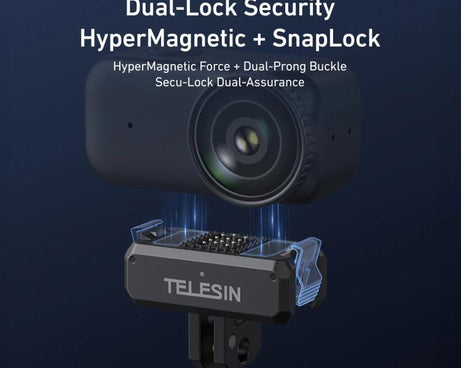 For DJI Osmo Nano TELESIN Magnetic Quick-Release Charging Base Rechargeable Adapter Mount