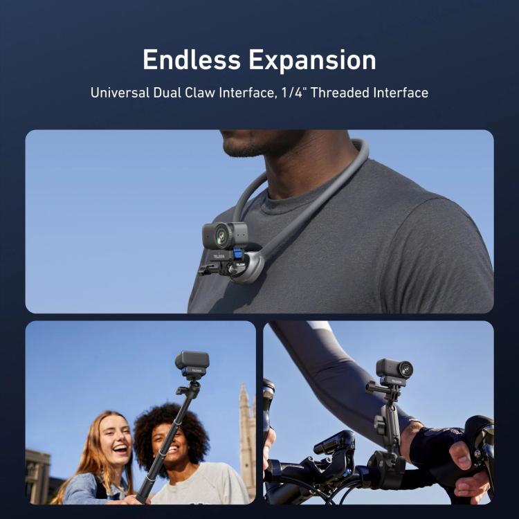 For DJI Osmo Nano TELESIN Magnetic Quick-Release Charging Base Rechargeable Adapter Mount