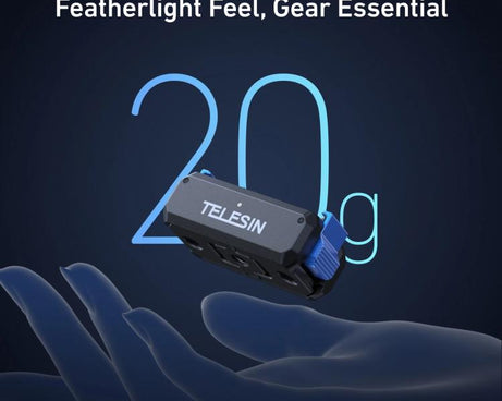 For DJI Osmo Nano TELESIN Magnetic Quick-Release Charging Base Rechargeable Adapter Mount