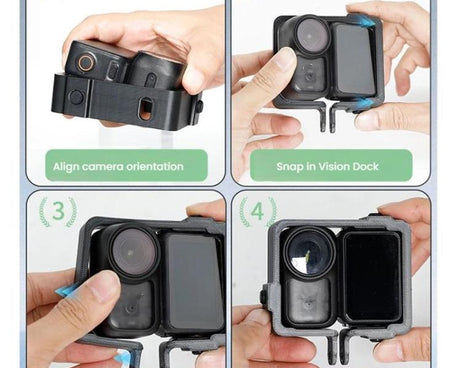 For DJI Osmo Nano Camera Plastic Cage Extended Protective Frame