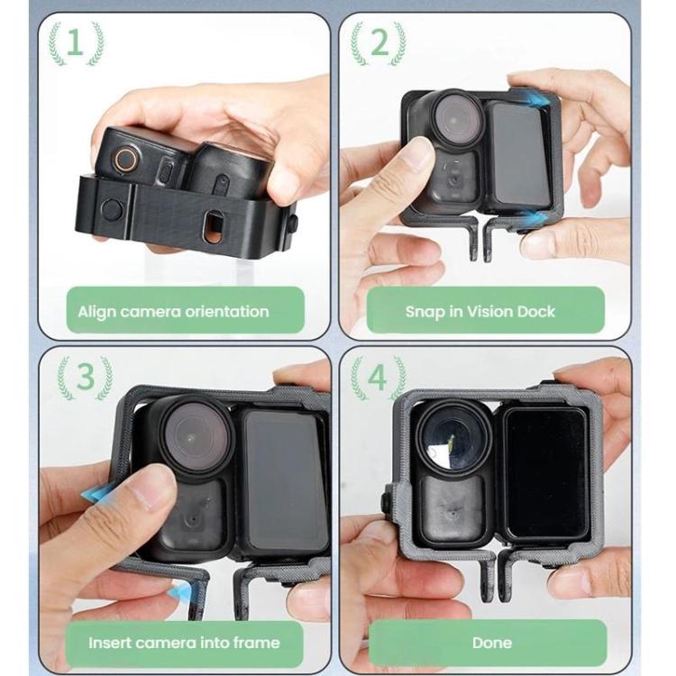 For DJI Osmo Nano Camera Plastic Cage Extended Protective Frame