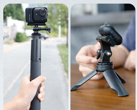 For Insta360 GO Ultra Magnetic Quick-Release Adapter Mount Aluminum Alloy Expandable Accessory