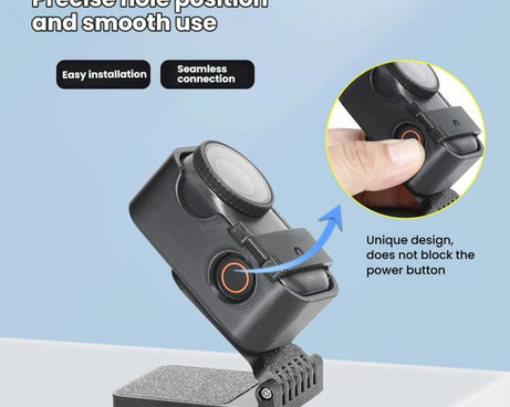 For DJI Osmo Nano Camera Magnetic Backplate Desktop Stand Vertical Holder