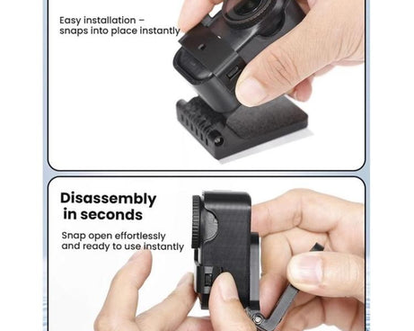 For DJI Osmo Nano Camera Magnetic Backplate Desktop Stand Vertical Holder