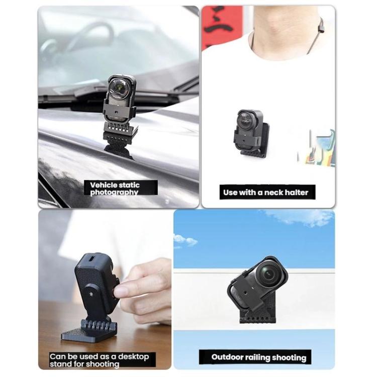 For DJI Osmo Nano Camera Magnetic Backplate Desktop Stand Vertical Holder