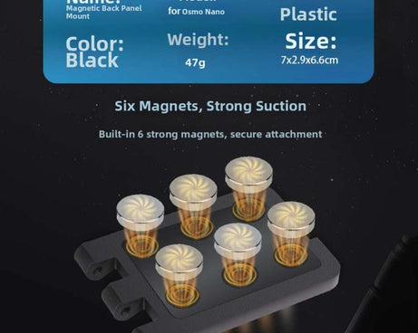 For DJI Osmo Nano Camera & Vision Dock Magnetic Backplate Desktop Stand