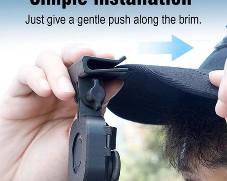 Hat Mount For Insta360 GO Ultra POV Cap Clip For Hands-Free First Person Shooting