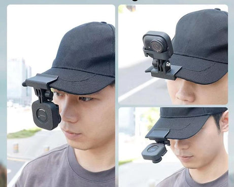 Hat Mount For Insta360 GO Ultra POV Cap Clip For Hands-Free First Person Shooting