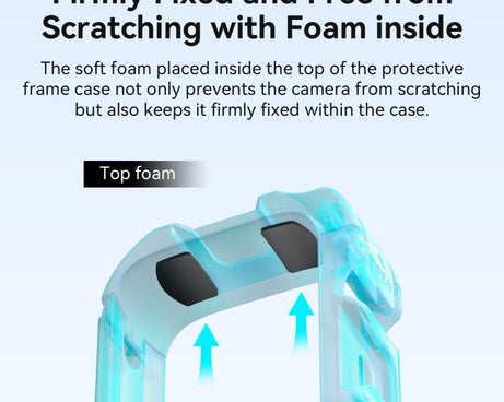 For Insta360 X5 AMagisn Quick Release Plastic Cage Expansion Frame Accessories