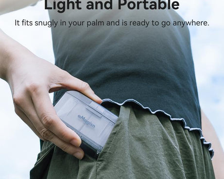 AMagisn PD12 Charging Case Battery Charger For DJI Osmo 360/ Action 5 Pro / 4 / 3