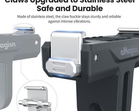 aMagisn TN10 Bidirectional Magnetic Quick Release Mount For DJI Nano / Osmo 360 / Action 5 Pro / 4 / 3