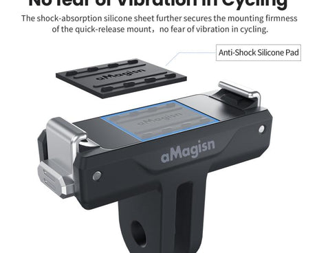 aMagisn TN10 Bidirectional Magnetic Quick Release Mount For DJI Nano / Osmo 360 / Action 5 Pro / 4 / 3