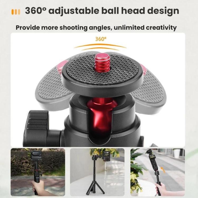 For DJI Osmo Pocket 3 / Action 5 Pro Flymile Extended Selfie Stick Tripod