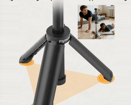 For DJI Osmo Pocket 3 / Action 5 Pro Flymile Extended Selfie Stick Tripod