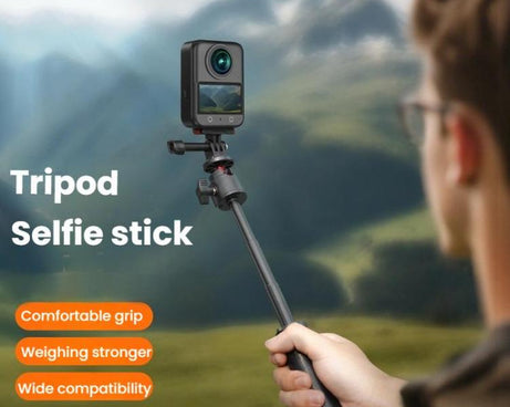 For DJI Osmo Pocket 3 / Action 5 Pro Flymile Extended Selfie Stick Tripod