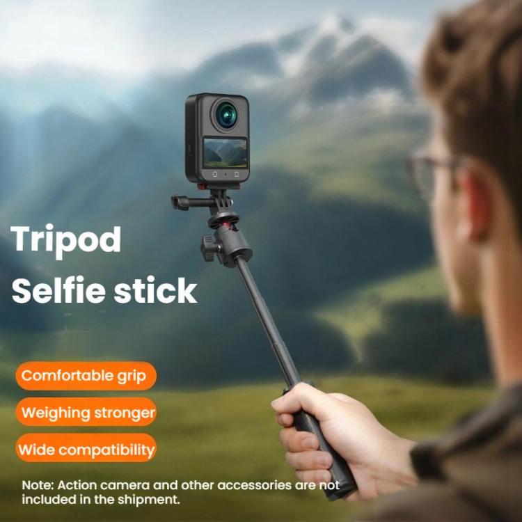 For DJI Osmo Pocket 3 / Action 5 Pro Flymile Extended Selfie Stick Tripod