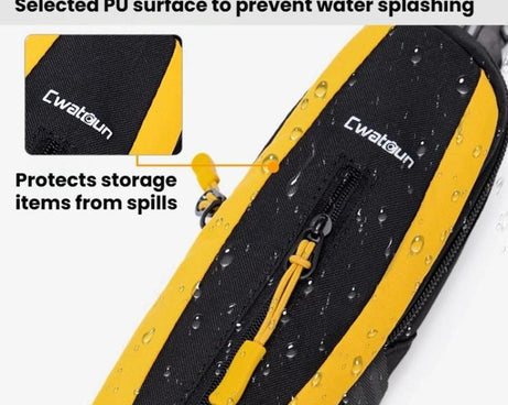 For DJI Osmo Pocket 3 Cwatcun D225 Small Organizer Bag Protective Multifunctional Sports Camera Bag