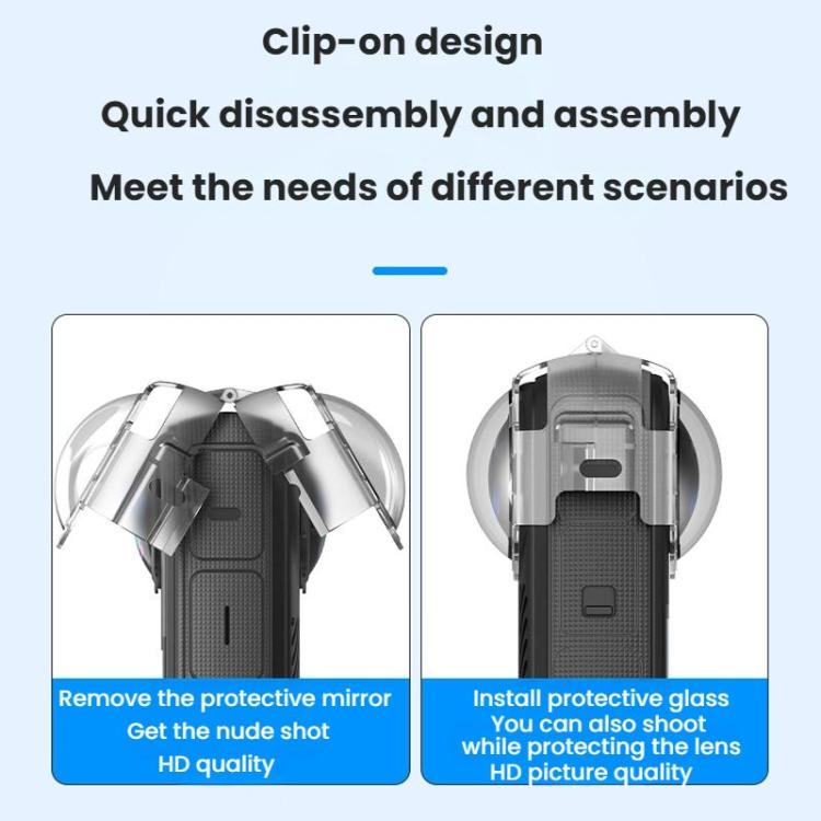 For Insta360 X4 Flymile Action Camera Anti-fog Lens Cap