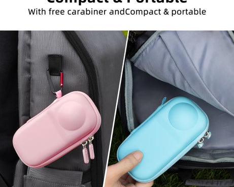 For Insta360 X5 Flymile Panoramic Camera Cage-Style Handheld Storage Bag