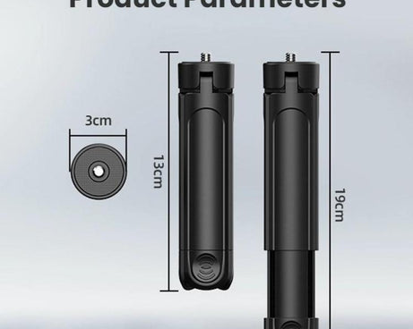 Flymile Action Camera Tripod For DJI Osmo Pocket 3 / Action 4 / Insta360 X5 / GoPro