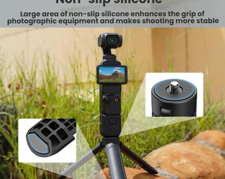 Flymile Action Camera Tripod For DJI Osmo Pocket 3 / Action 4 / Insta360 X5 / GoPro