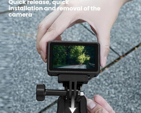 Flymile Motorcycle Windshield Action Camera Mount For DJI Osmo Action 5 Pro / GoPro 13