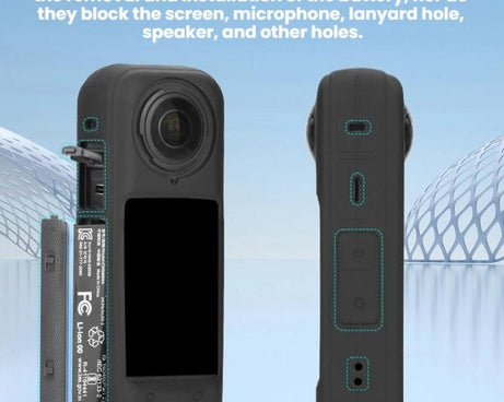 For Insta360 X4 Flymile Dust-proof Silicone Protective Cover, For Insta360 X4