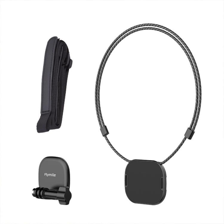 Flymile Neck-Mounted Magnetic Action Camera Bracket For DJI Osmo 360 / Pocket 3 / Action 5 Pro / Insta360 X5