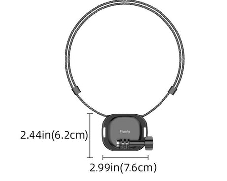 Flymile Neck-Mounted Magnetic Action Camera Bracket For DJI Osmo 360 / Pocket 3 / Action 5 Pro / Insta360 X5