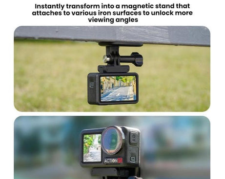 Flymile Neck-Mounted Magnetic Action Camera Bracket For DJI Osmo 360 / Pocket 3 / Action 5 Pro / Insta360 X5