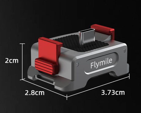 For DJI Osmo Pocket 3 Flymile Dual-Port 1/4" Thread Magnetic Quick-Release Charging Adapter