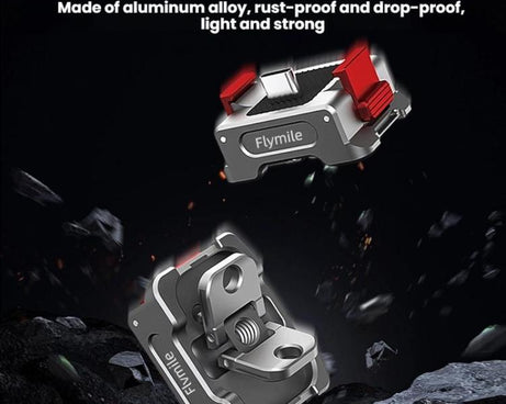 For DJI Osmo Pocket 3 Flymile Dual-Port 1/4" Thread Magnetic Quick-Release Charging Adapter