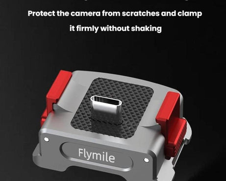 For DJI Osmo Pocket 3 Flymile Dual-Port 1/4" Thread Magnetic Quick-Release Charging Adapter