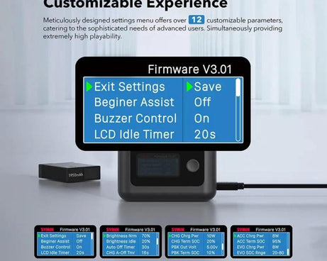 With Screen Charging Bin Intelligent Charge Manager For DJI Osmo 360 / Action 5 Pro / Action 4 / Action 3, Battery Not Included