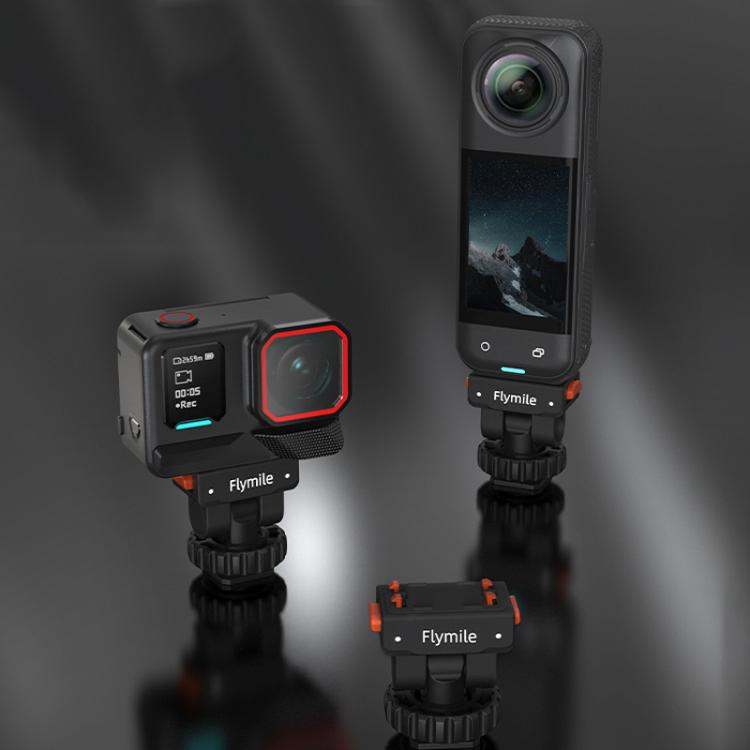 For Insta360 Flymile Quick-Release Cold Shoe Gimbal Magnetic Expansion Bracket