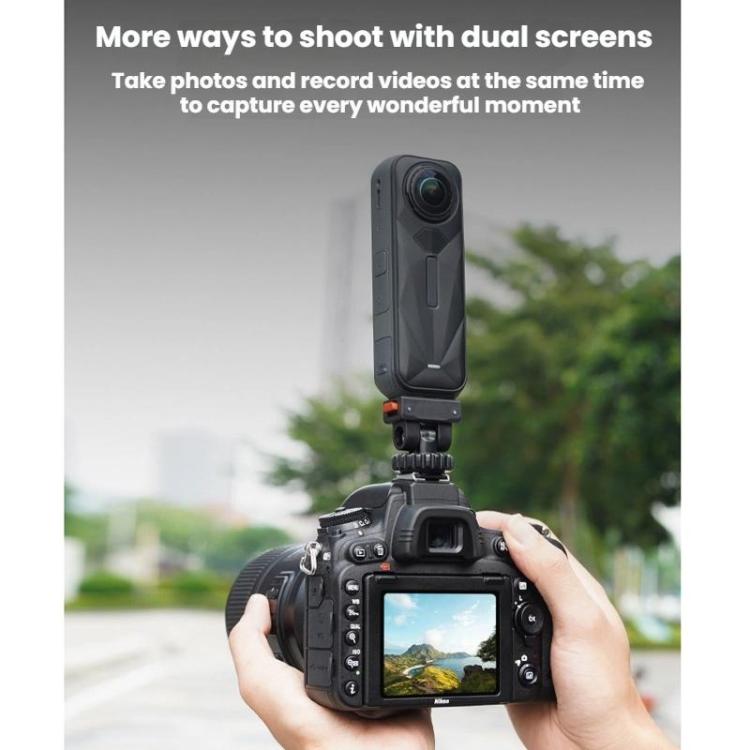 For Insta360 Flymile Quick-Release Cold Shoe Gimbal Magnetic Expansion Bracket