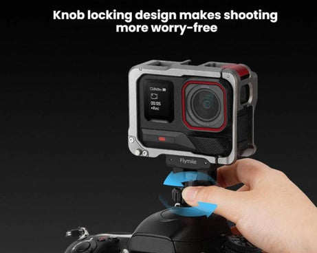 For Insta360 Flymile Quick-Release Cold Shoe Gimbal Magnetic Expansion Bracket