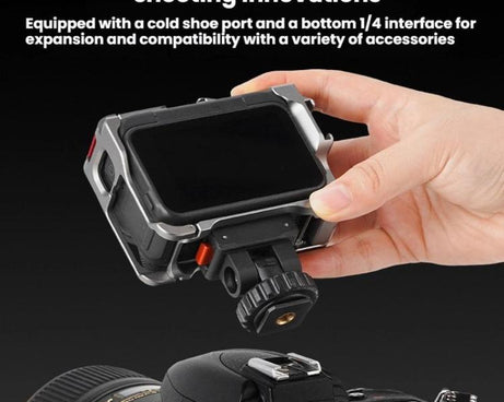 For Insta360 Flymile Quick-Release Cold Shoe Gimbal Magnetic Expansion Bracket