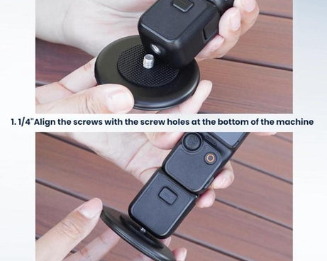 Flymile Aluminum Alloy Desktop Mount For DJI Osmo Pocket 3/Insta360 X4/X5