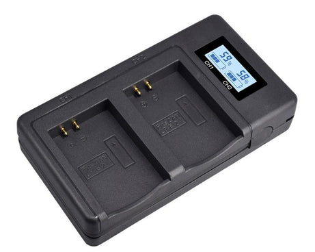 For Canon LP-E12 Dual Battery Digital LCD Charger, LP-E12