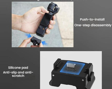 For DJI Osmo Pocket 3 Flymile Magnetic Quick-Release Charging Adapter Base