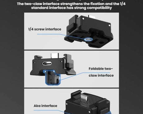 For DJI Osmo Pocket 3 Flymile Magnetic Quick-Release Charging Adapter Base