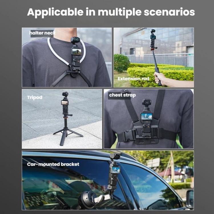 For DJI Osmo Pocket 3 Flymile Magnetic Quick-Release Charging Adapter Base