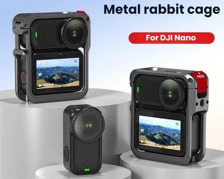 For DJI Osmo Nano Flymile Metal Cage Camera Extension Protective Frame