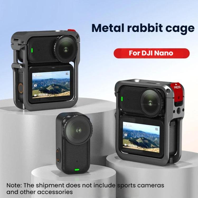 For DJI Osmo Nano Flymile Metal Cage Camera Extension Protective Frame