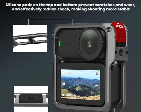 For DJI Osmo Nano Flymile Metal Cage Camera Extension Protective Frame