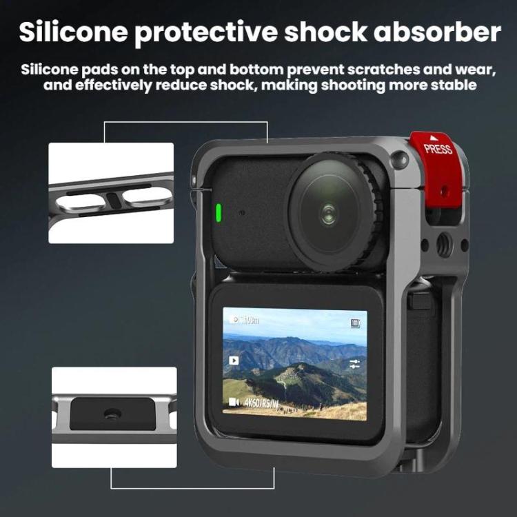 For DJI Osmo Nano Flymile Metal Cage Camera Extension Protective Frame
